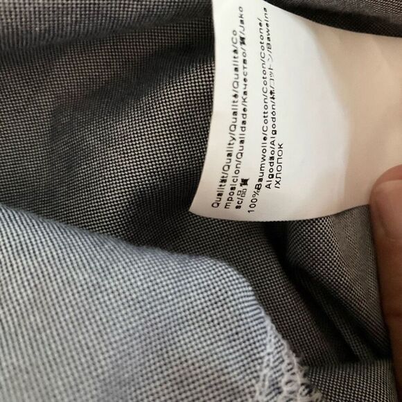 Men’s Hugo Orange Hugo Boss Snap Up Shirt, XL. Grey - Picture 10 of 16